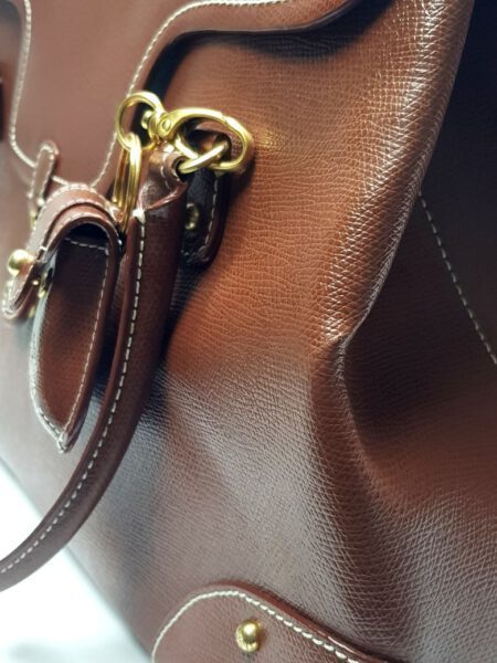 4007-Túi xách tay-FOLLI FOLLIE brown leather tote bag8