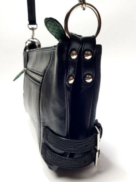 4008-Túi đeo vai-PYTHON and SHARK skin shoulder bag6