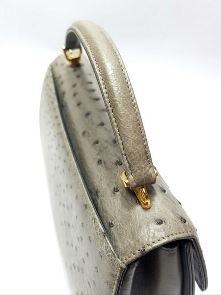 4010-Túi xách tay-PEACOCK Ostrich leather handbag/shoulder bag7