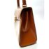 4011-Túi xách tay-LAMAF Italy brown leather handbag4