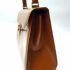 4011-Túi xách tay-LAMAF Italy brown leather handbag1