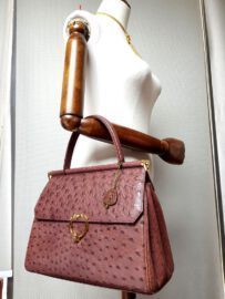 4014-Túi xách tay/đeo chéo-JRA OSTRICH leather handbag