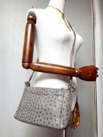 4016-Túi đeo chéo-TAKECHI ostrich leather crossbody bag
