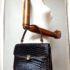 4020-Túi xách tay-GUIDO BORELLI crocodile skin handbag0