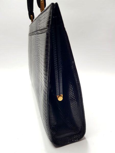 4023-Túi xách tay-GRIMALDI lizard skin pattern handbag3