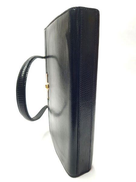 4023-Túi xách tay-GRIMALDI lizard skin pattern handbag4