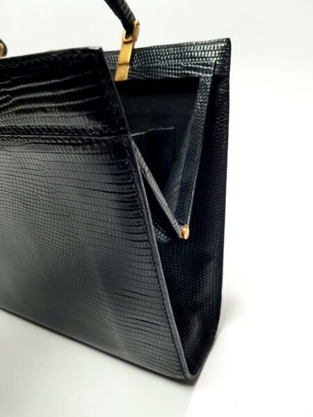 4023-Túi xách tay-GRIMALDI lizard skin pattern handbag7