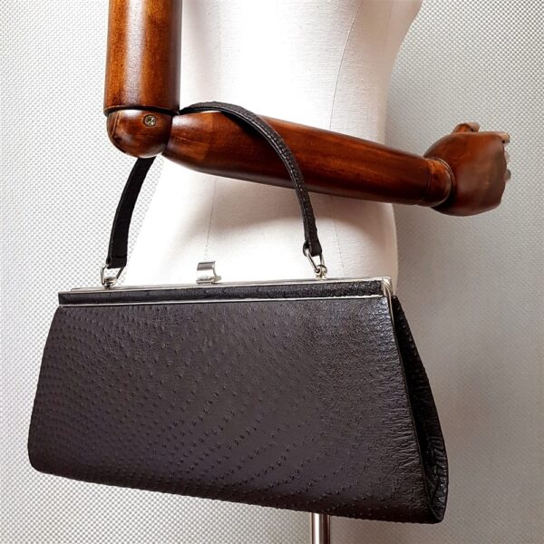 4024-Túi xách tay-Ostrich leather handbag10