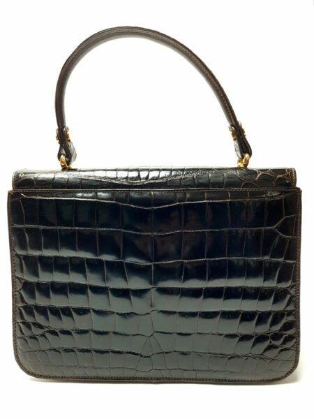 4020-Túi xách tay-GUIDO BORELLI crocodile skin handbag3
