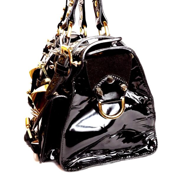 4005-Túi xách nữ/nam-MULBERRY Roxanne patent leather handbag-Khá mới3