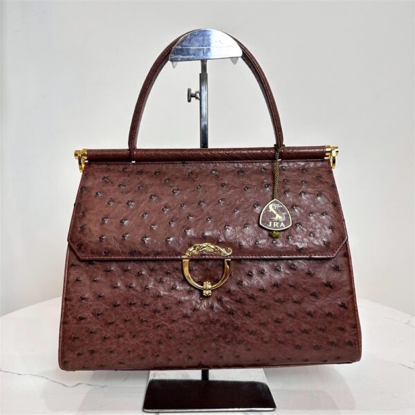 4014-Túi xách tay/đeo chéo-JRA OSTRICH leather handbag4