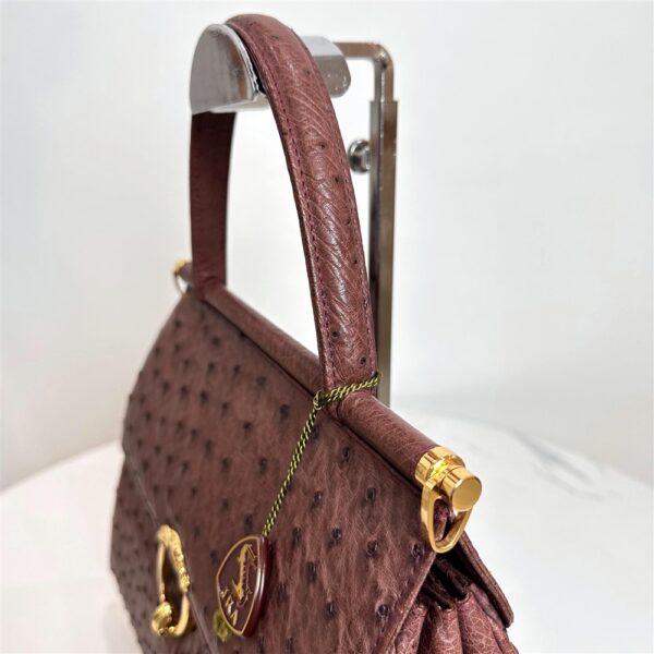 4014-Túi xách tay/đeo chéo-JRA OSTRICH leather handbag10