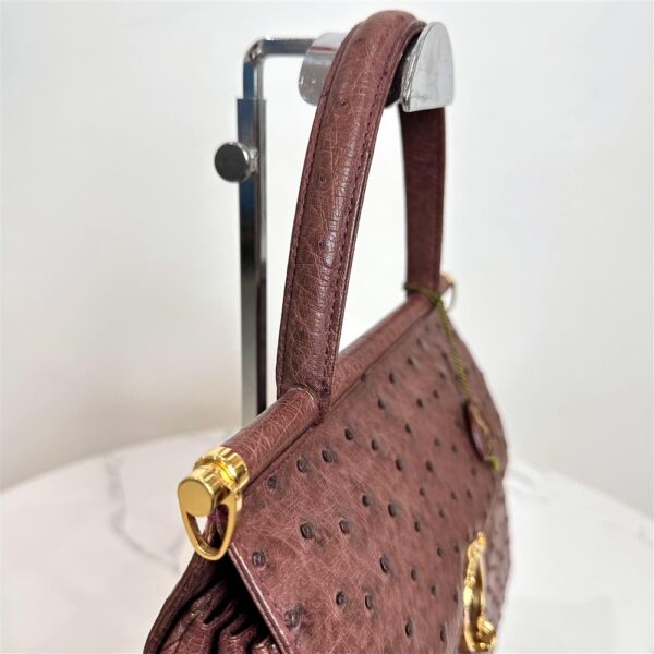 4014-Túi xách tay/đeo chéo-JRA OSTRICH leather handbag9