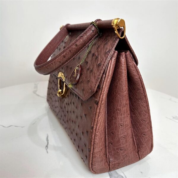 4014-Túi xách tay/đeo chéo-JRA OSTRICH leather handbag8