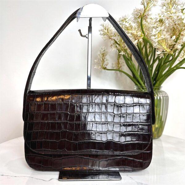 4039-Túi đeo vai-4oC crocodile embossed leather shoulder bag3