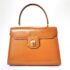 4011-Túi xách tay-LAMAF Italy brown leather handbag-Khá mới5