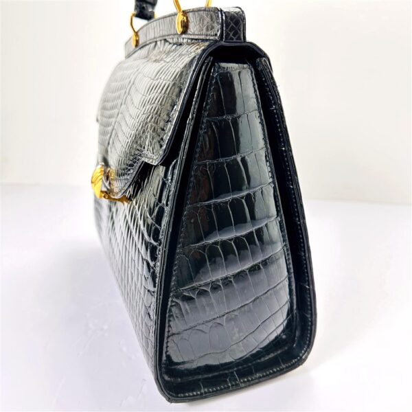 4019-Túi xách tay-CROCODILE skin handbag-Khá mới3