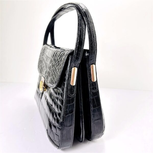 4018-Túi xách tay-CROCODILE skin handbag-Khá mới2