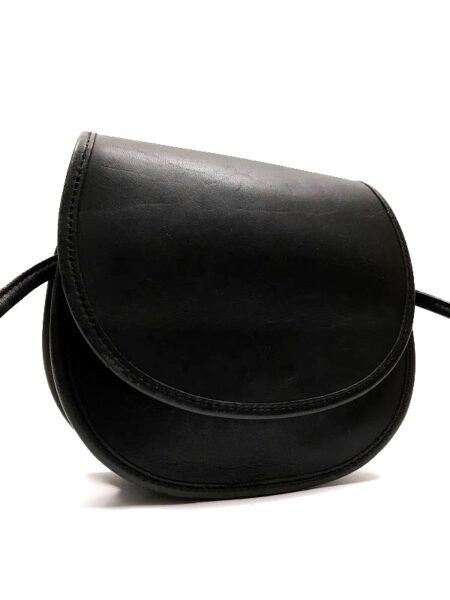 4148-Túi đeo chéo-COACH Casey black leather crossbody bag1