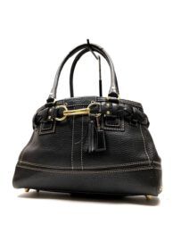 4159-Túi xách tay-COACH Hampton leather tote bag