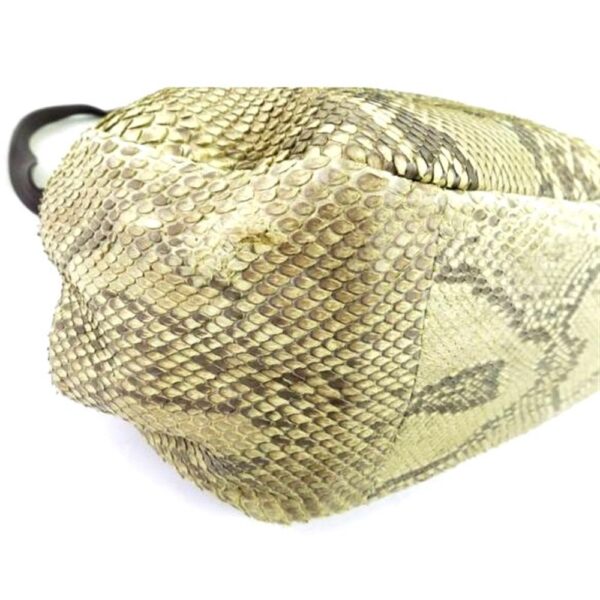 4266-Túi xách tay/đeo chéo-Python skin satchel bag4