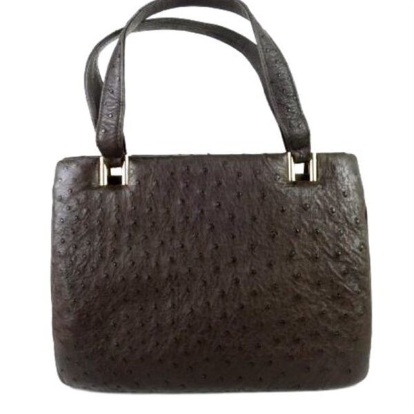 4261-Túi xách tay da đà điểu-Ostrich leather tote bag1