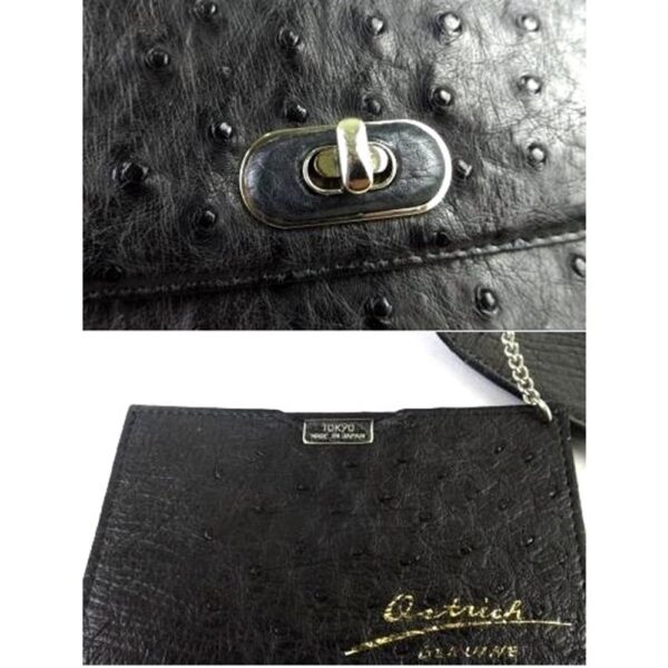 4262-Túi xách tay da đà điểu-TOKYO Ostrich leather handbag7