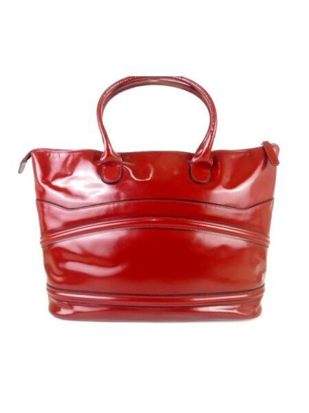 4245-Túi xách tay-PAUL SMITH red patent leather tote bag1