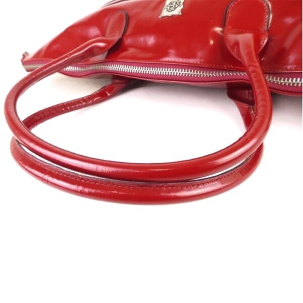 4245-Túi xách tay-PAUL SMITH red patent leather large tote bag7