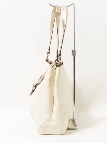 4382-Túi xách tay-COACH Soho white leather tote bag2