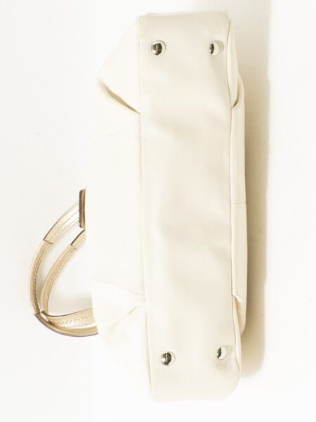 4382-Túi xách tay-COACH Soho white leather tote bag5