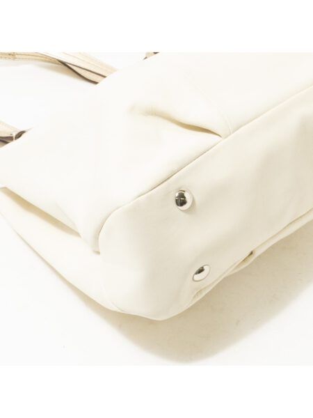4382-Túi xách tay-COACH Soho white leather tote bag6