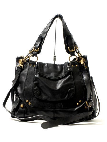 4386-Túi xách tay/đeo vai-A.I.P (American in Paris) leather satchel bag0