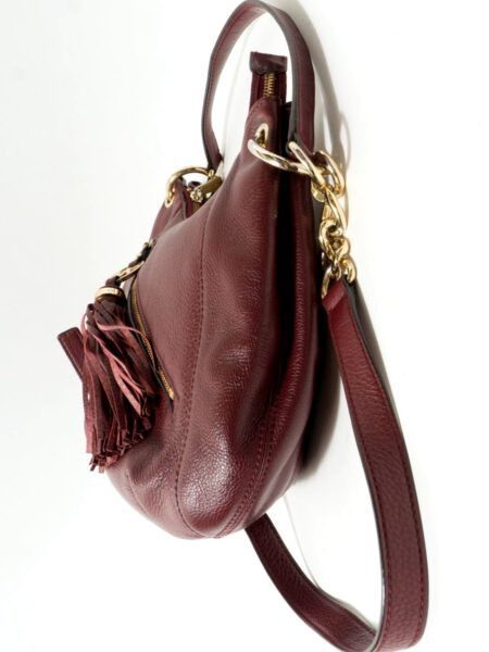 4348-Túi xách tay/đeo vai-MICHAEL KORS Charm Tassel Covertible leather satchel bag3