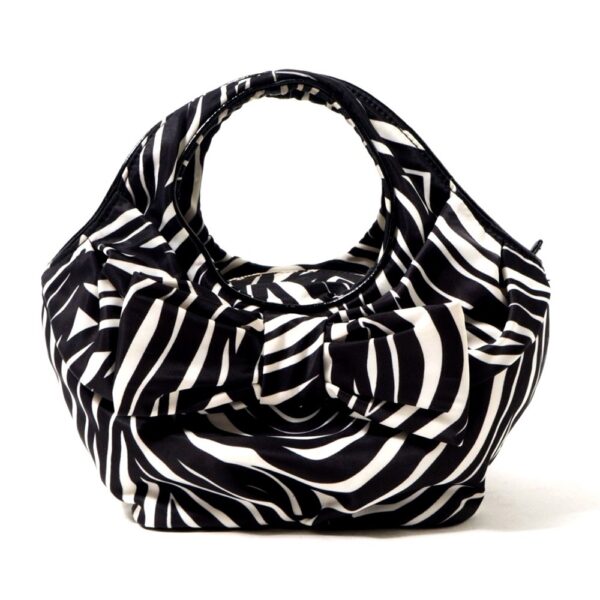 4354-Túi xách tay-KATE SPADE zebra pattern cloth tote bag1