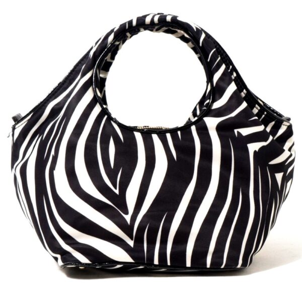 4354-Túi xách tay-KATE SPADE zebra pattern cloth tote bag3