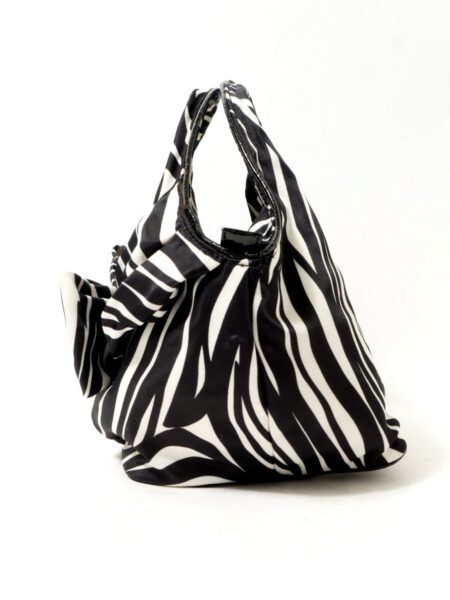 4354-Túi xách tay-KATE SPADE zebra pattern cloth tote bag2