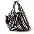 4354-Túi xách tay-KATE SPADE zebra pattern cloth tote bag2