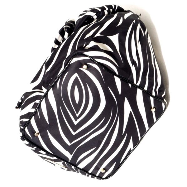 4354-Túi xách tay-KATE SPADE zebra pattern cloth tote bag5