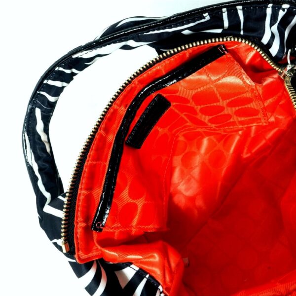 4354-Túi xách tay-KATE SPADE zebra pattern cloth tote bag7