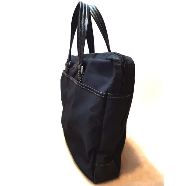 4082-Cặp nam-COACH cloth & leather business bag-Như mới2