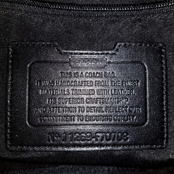 4082-Cặp nam-COACH cloth & leather business bag-Như mới8