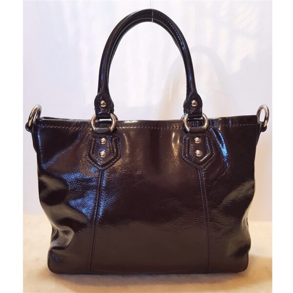 4301-Túi xách tay/đeo vai-COACH Ashley Purse Brown Patent Leather satchel bag3
