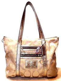 4304-Túi xách tay/đeo vai-COACH Poppy tote bag
