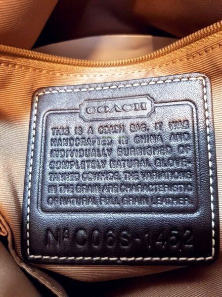 4321-Túi đeo vai/đeo chéo-COACH Soho brown leather crossbody bag9