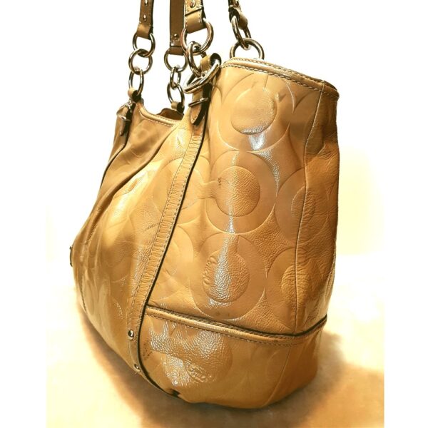 4333-Túi xách tay/đeo vai-COACH patent leather tote bag4
