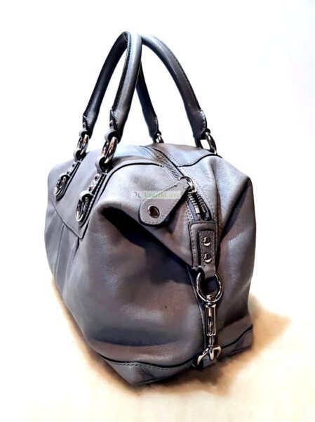 4314-Túi xách tay/đeo vai-COACH Ashley gray leather satchel bag3