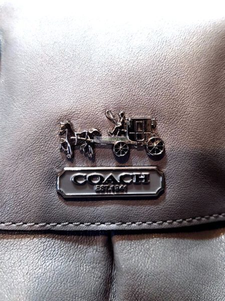 4314-Túi xách tay/đeo vai-COACH Ashley gray leather satchel bag7