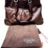 4317-Túi xách tay/đeo vai-COACH brown leather tote bag9