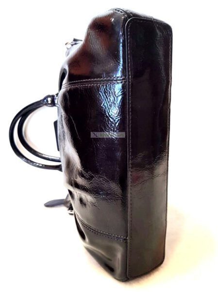 4301-Túi xách tay/đeo vai-COACH patent leather satchel bag4